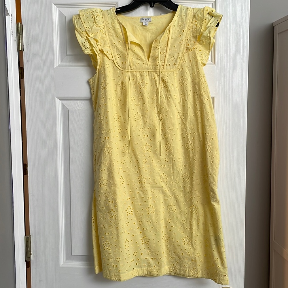 Yellow size 2 J Crew dress.